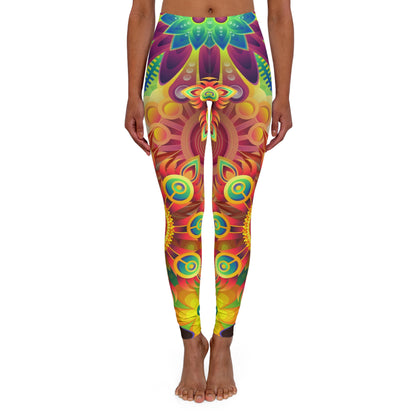 The First Trippy Space - The Alien Women's Spandex Leggings