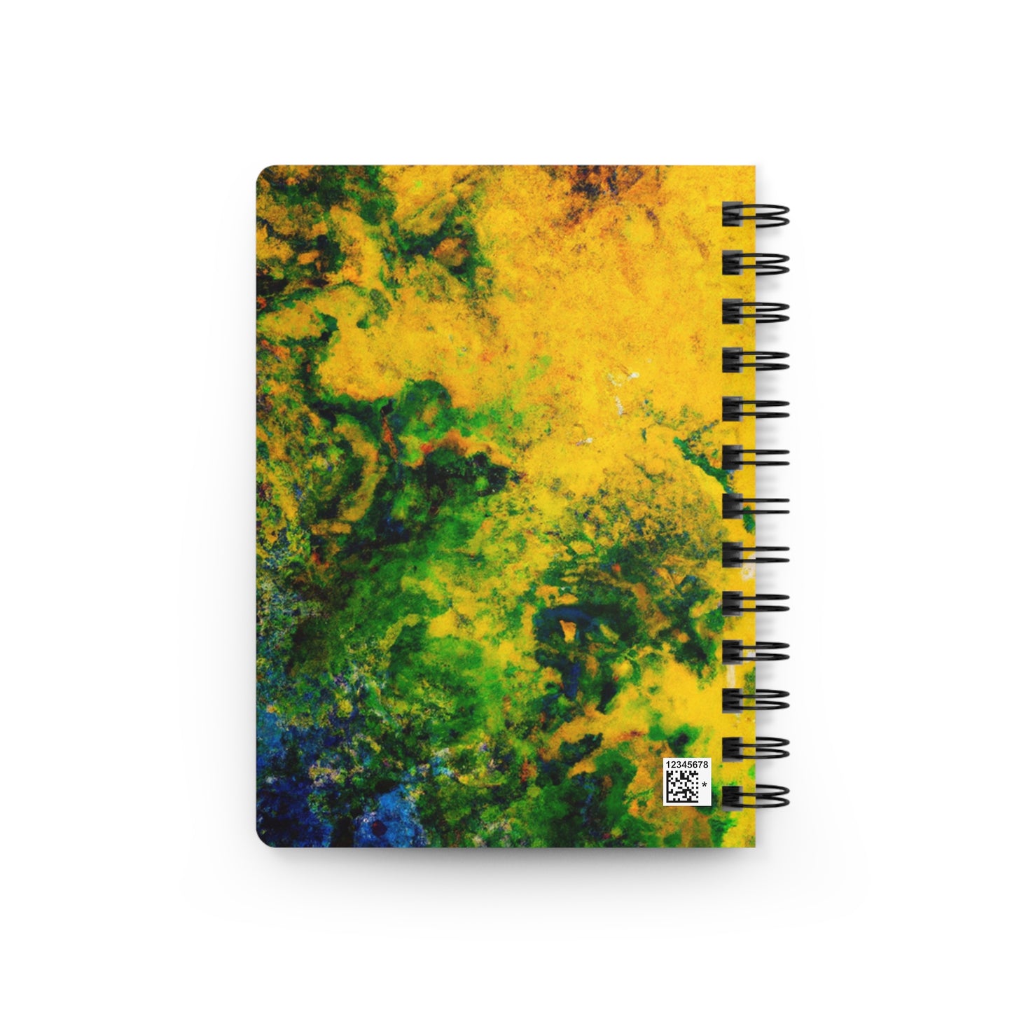 "Explorando texturas coloridas" - The Alien Spiral Bound Journal