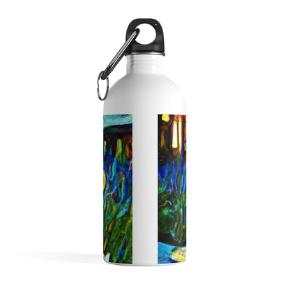 "A Cat Amongst the Celestial Tea Leaves" - The Alien Stainless Steel Water Bottle