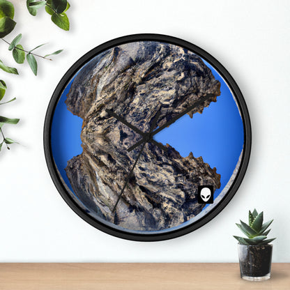 Naturaleza en esplendor: combinación de fotografía con arte digital - The Alien Wall Clock