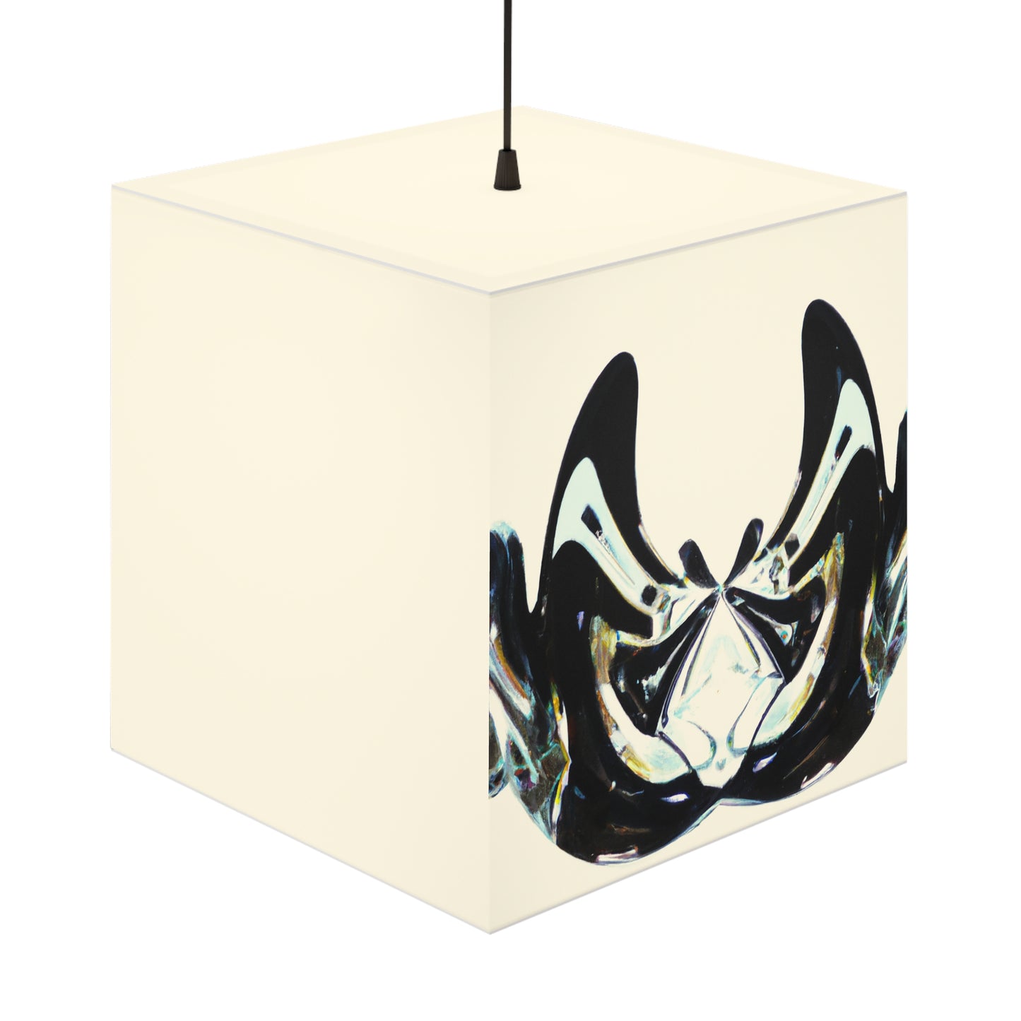 "Merging Perspectives: Crafting a Dynamic Visual Representation" - The Alien Light Cube Lamp