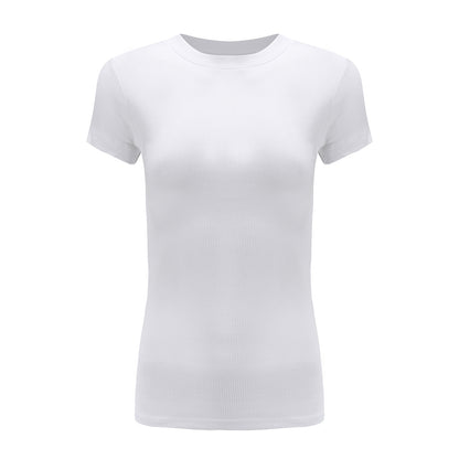 Camiseta de manga corta con pecho grande para mujer, camisa Sexy adelgazante de primavera y verano