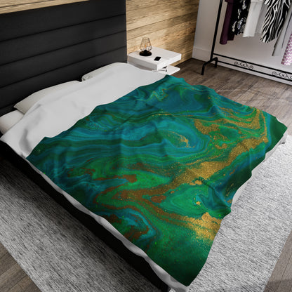 Inspire & Innovate - The Alien Velveteen Plush Blanket