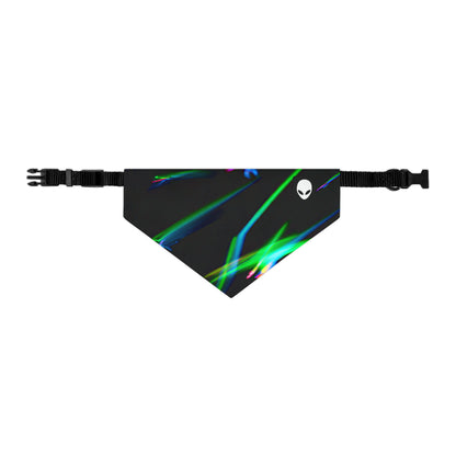 „Illuminated Splendor“ – Das Alien-Haustier-Bandana-Halsband