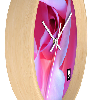 "Blissful Blooms: The Delicate Beauty of Nature" - The Alien Wall Clock