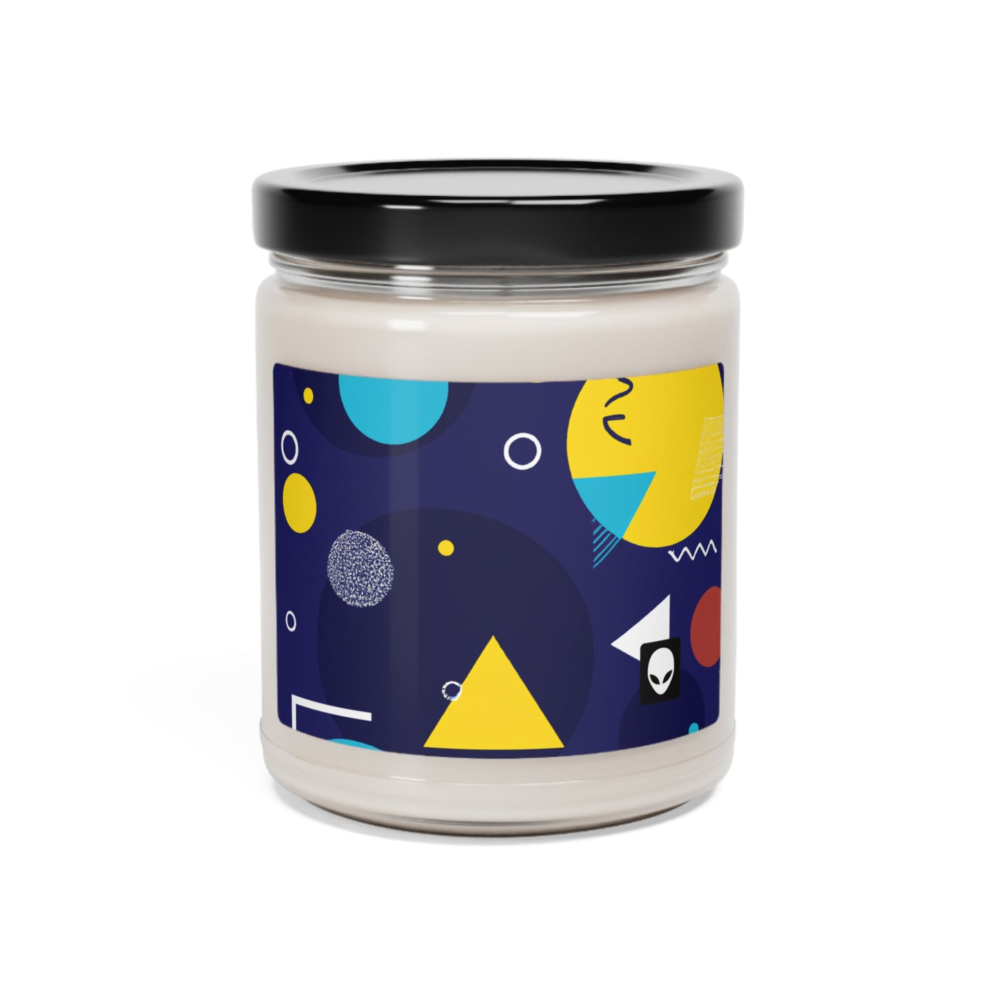 "Geometric Fusion: Bringing Your Vision to Colorful Life" - The Alien Eco-friendly Soy Candle