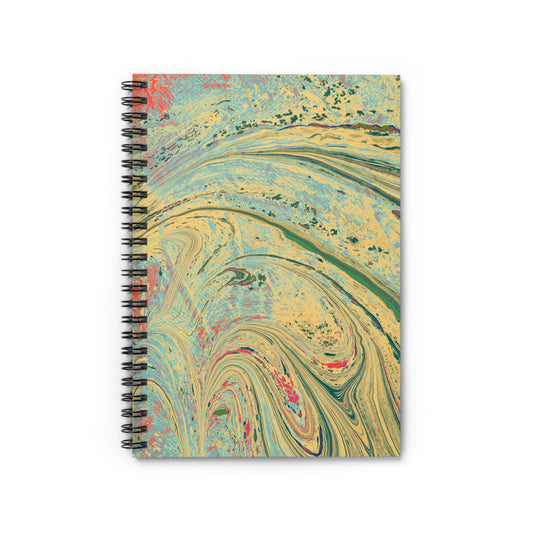 The Artful Journey - The Alien Spiral Notebook (Ruled Line)