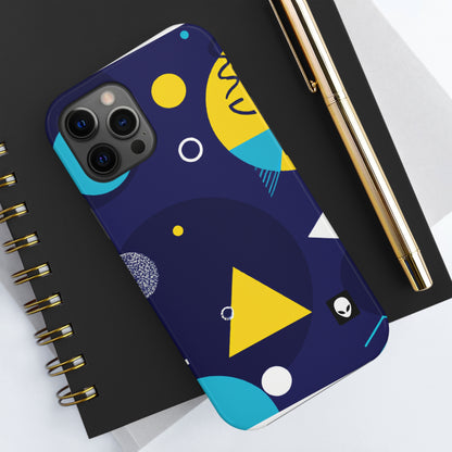 „Geometrische Fusion: Erwecken Sie Ihre Vision zum farbenfrohen Leben“ – The Alien Tough Phone Cases