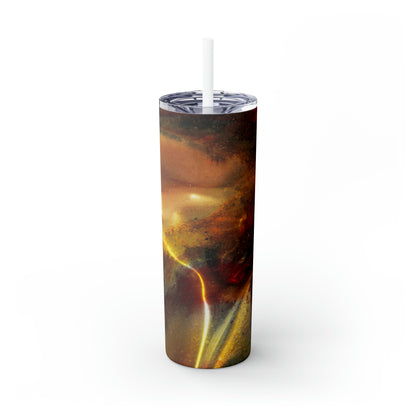 Titanium Tapestry - The Alien Maars® Skinny Tumbler with Straw 20oz