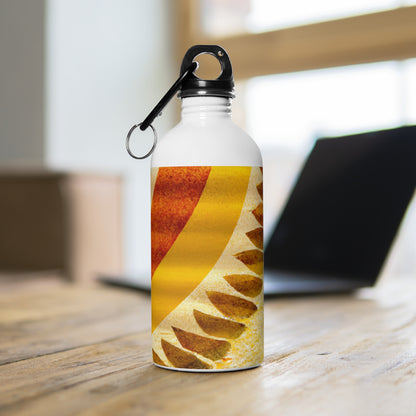 "A Natural Mosaic: Shapes and Colors from the Earth" - The Alien Stainless Steel Water Bottle