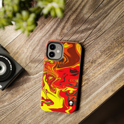 "Abstract Energy in Motion" - The Alien Tough Phone Cases