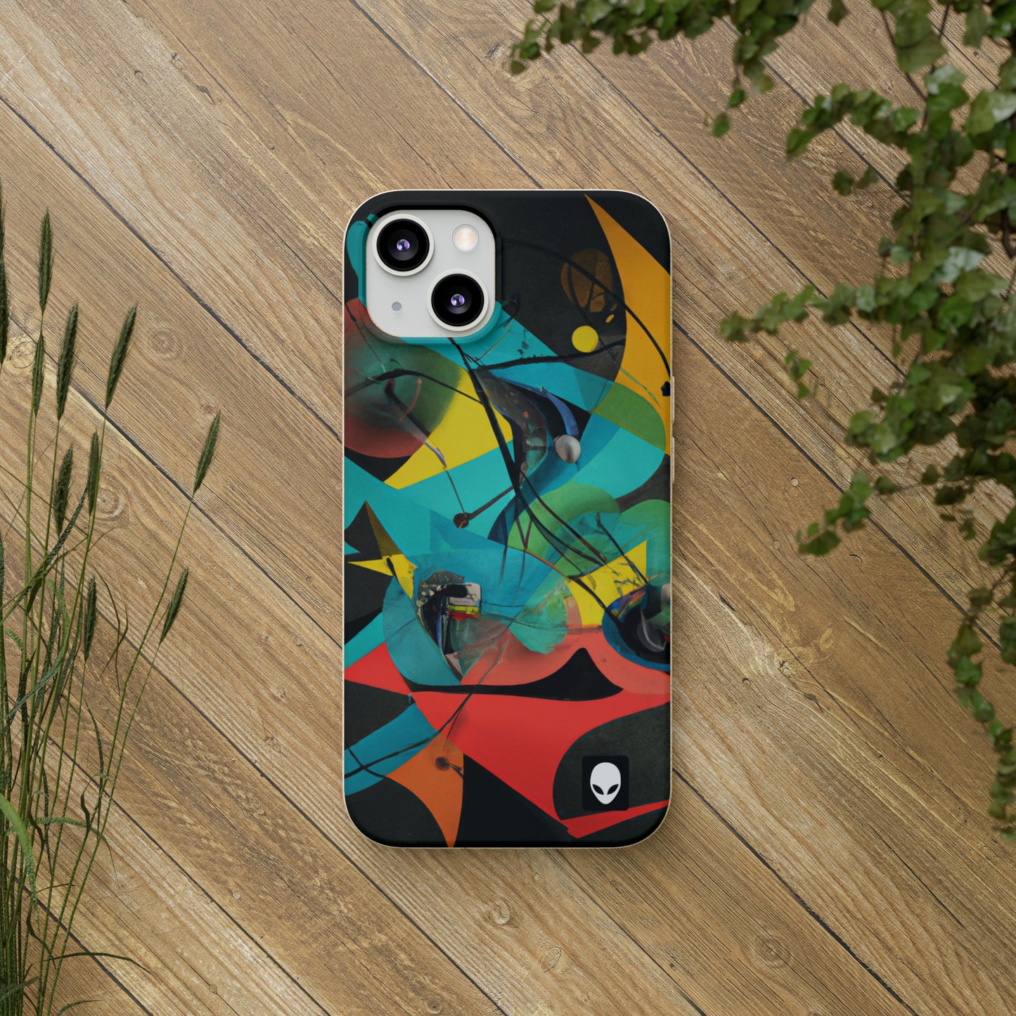 "Illusionary Perspective: A Colorful Dance of Light" - The Alien Eco-friendly Cases