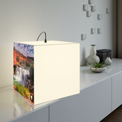 "Capturing Nature's Beauty: Crafting an Iconic Landscape in Vibrant Art" - The Alien Light Cube Lamp