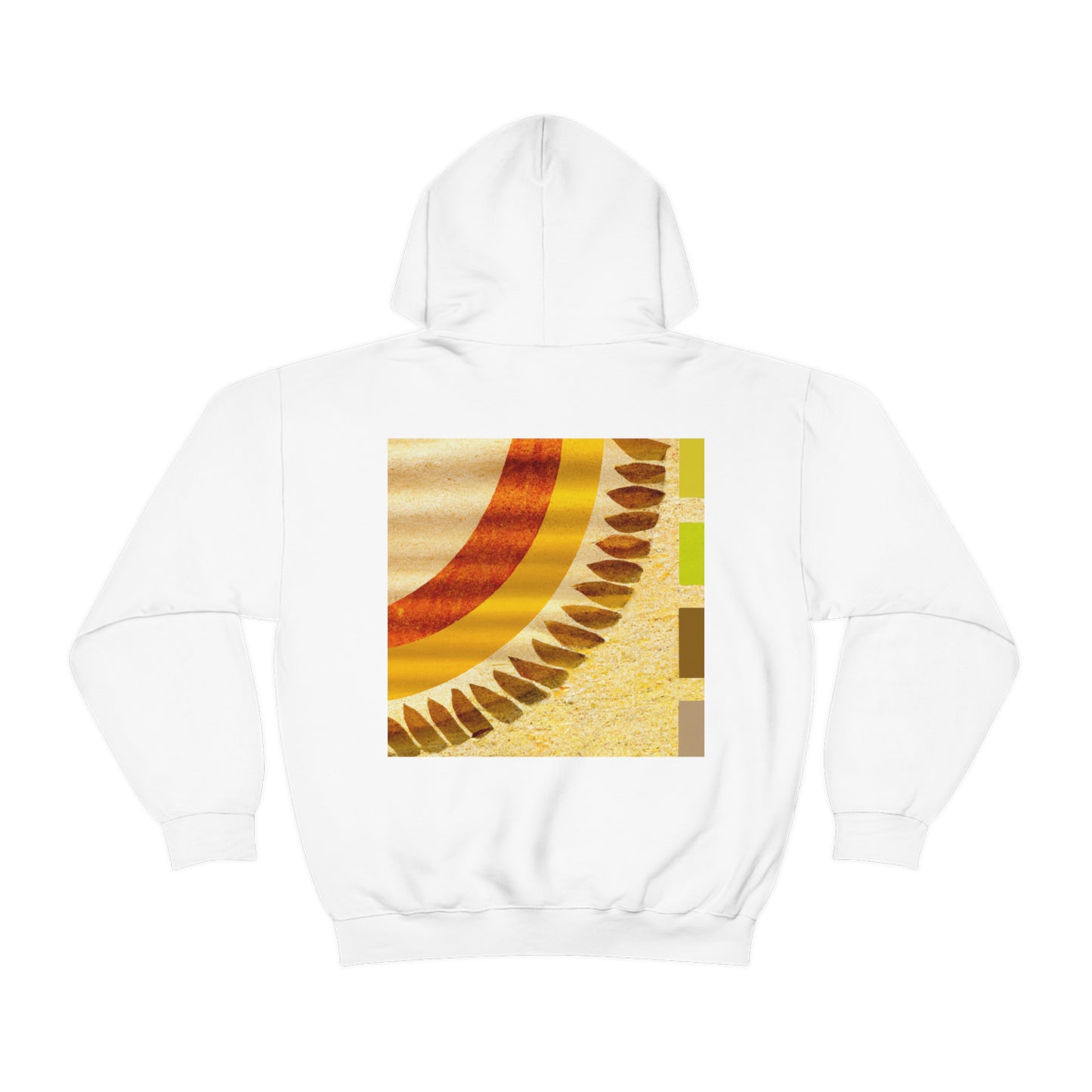 "A Natural Mosaic: Shapes and Colors from the Earth" - The Alien Unisex Hoodie