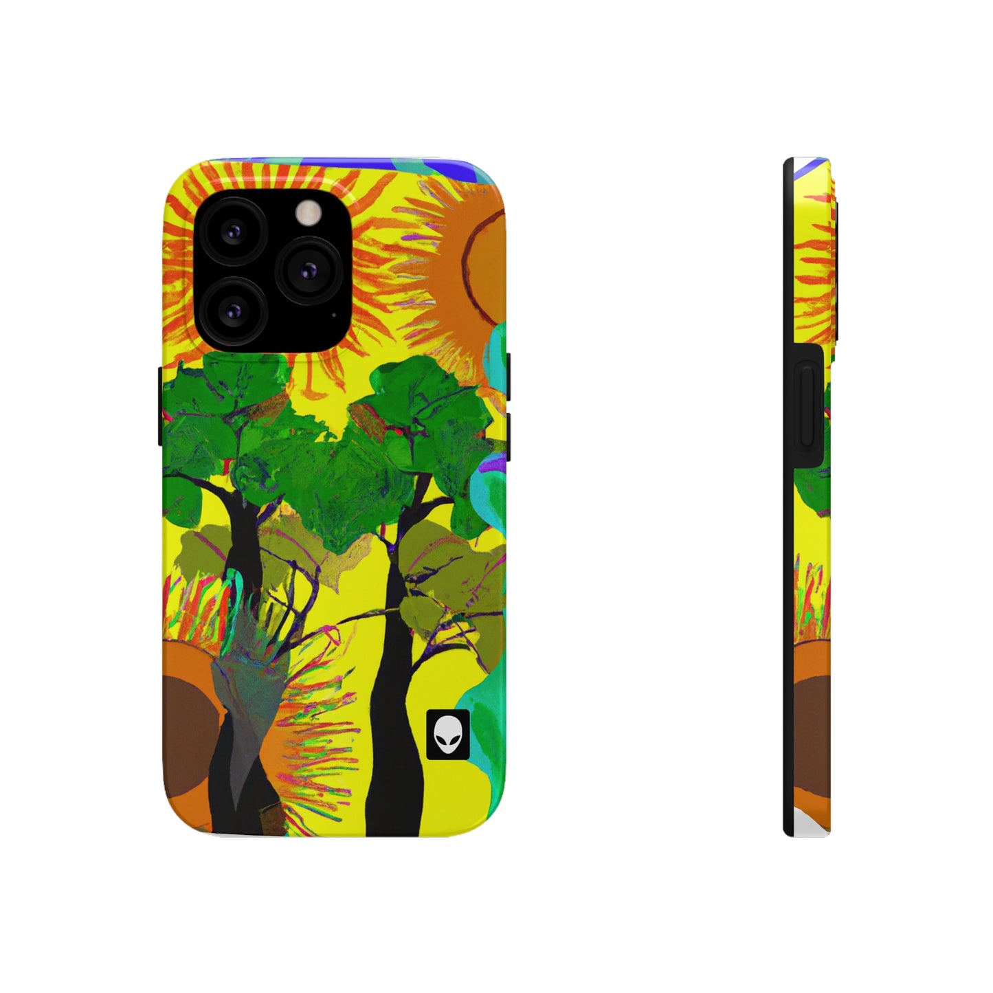 "Colisión de la belleza de la naturaleza": The Alien Tough Phone Cases