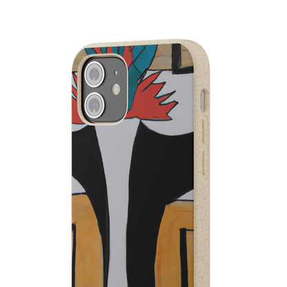 "Explorando el equilibrio y los patrones en el arte abstracto" - The Alien Eco-friendly Cases