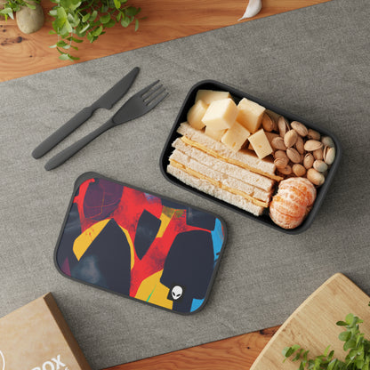 "A Mosaic of Emotion" - The Alien Eco-friendly PLA Bento Box with Band and Utensils