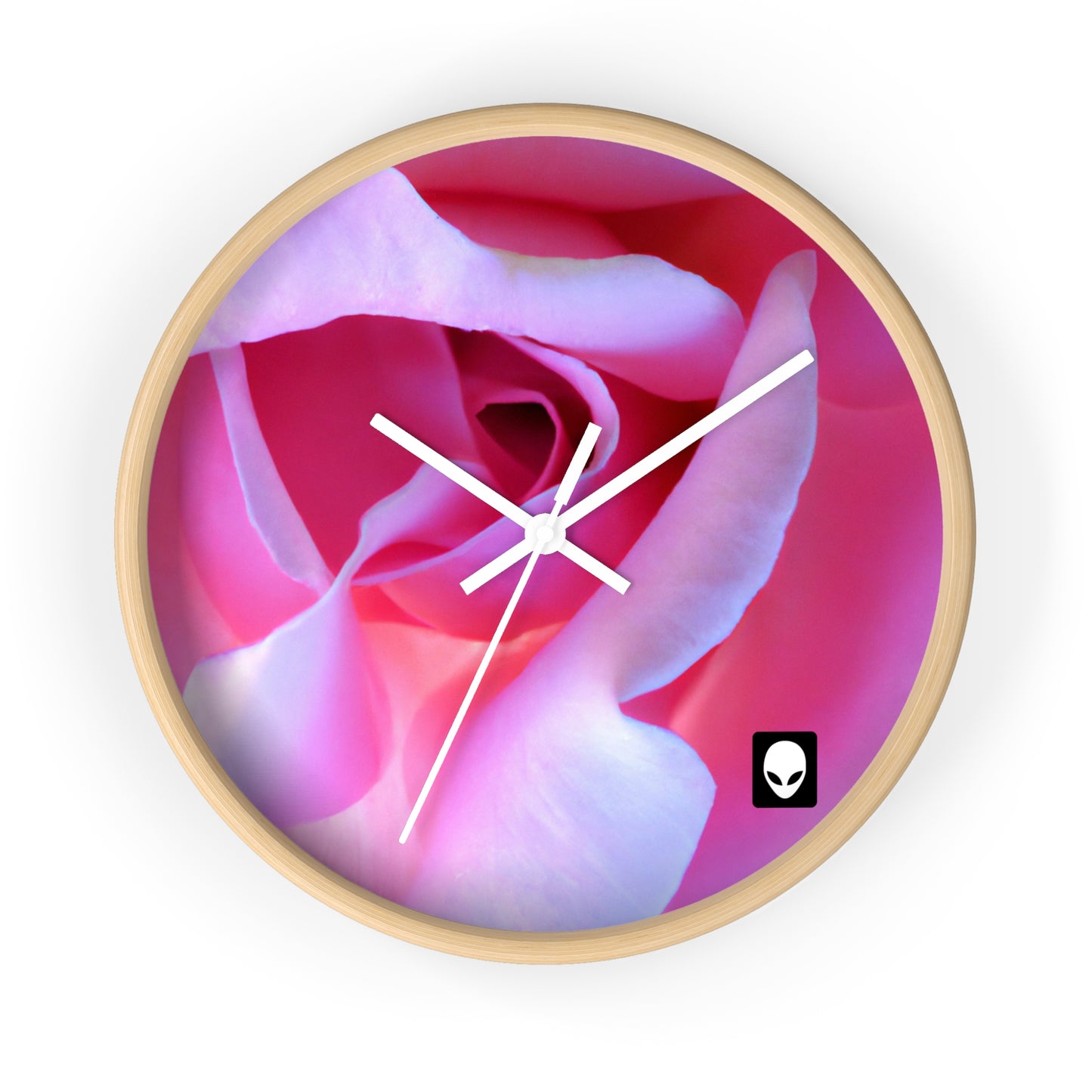 "Blissful Blooms: The Delicate Beauty of Nature" - The Alien Wall Clock