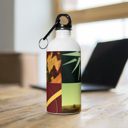 "A Reflection of My Journey: A Collage of Growth and Transformation" - The Alien Stainless Steel Water Bottle