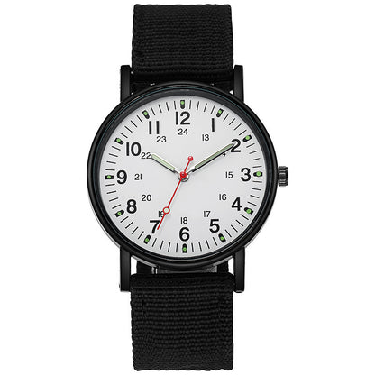 Herrenuhr Nylon gewebter Gürtel Casual Spor