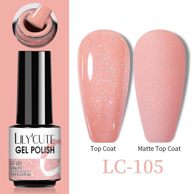 Esmalte de uñas en gel térmico que cambia de color