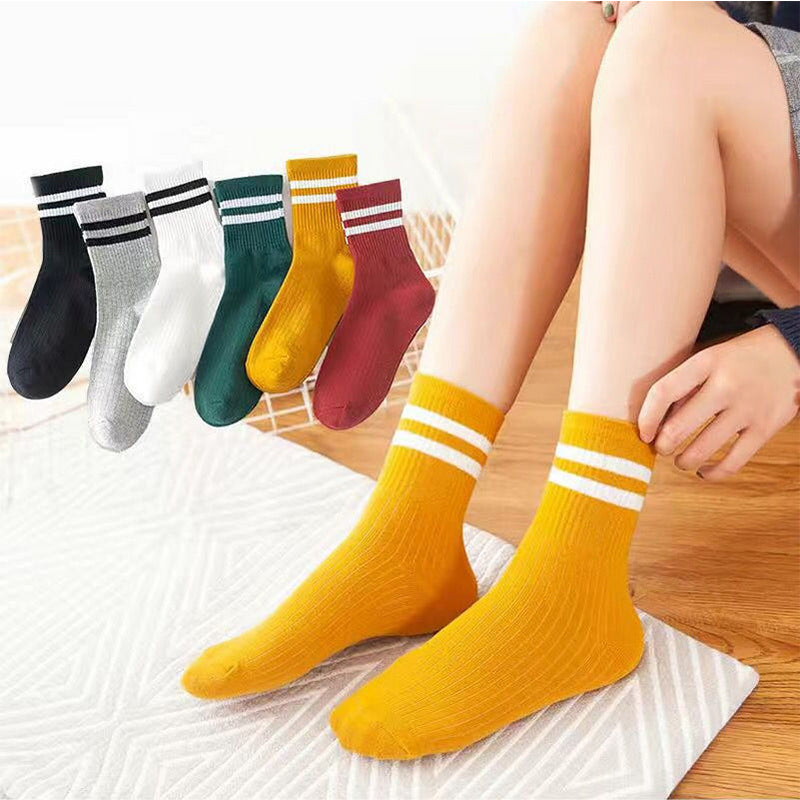 Men's And Women's Thin Mid-tube Socks