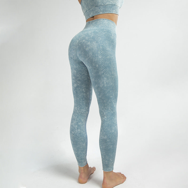 Ropa de yoga Mostrar caderas Deportes Fitness Pantalones Mujeres