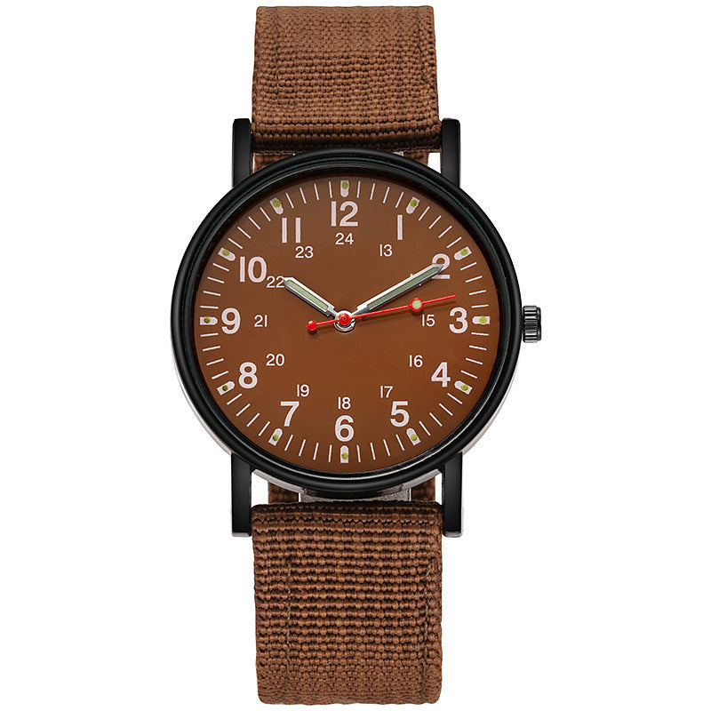 Reloj para hombre Cinturón tejido de nailon Casual Spor