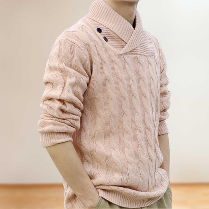 Menswear Thin Pullover Sweater Slim Fit