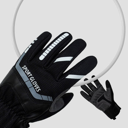 Guantes de montar para hombre, fundas para manillar de motocicleta acolchadas