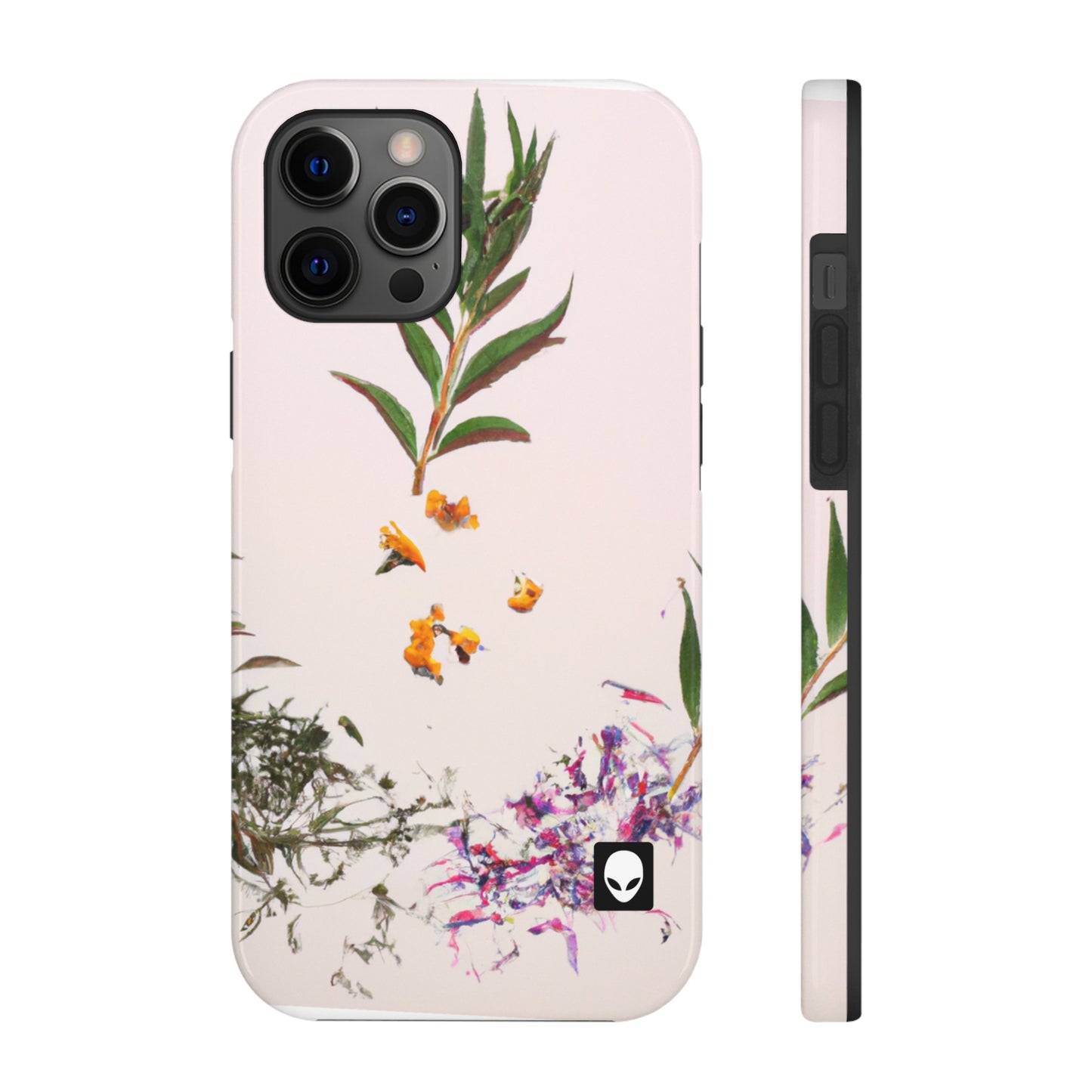 „Die Palette der Natur erkunden: Ein Experiment in der abstrakten Kunst“ – The Alien Tough Phone Cases