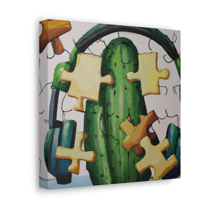 "Cactified Puzzle Time" - The Alien Canva