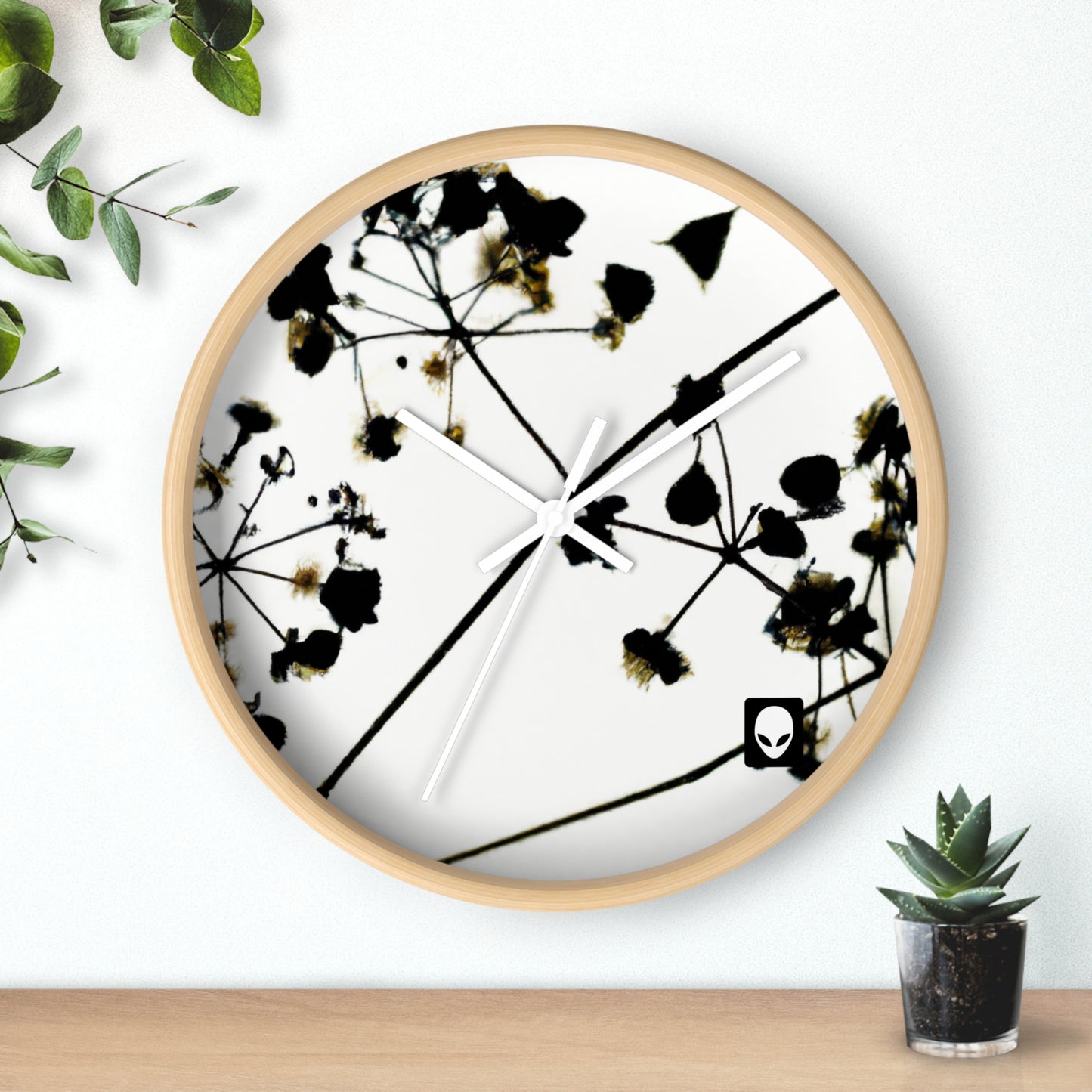 "A Light and Shadow Illumination" - The Alien Wall Clock