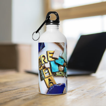 "A Mosaic of Resilience: A Creative Exploration of Strength and Endurance" - The Alien Stainless Steel Water Bottle