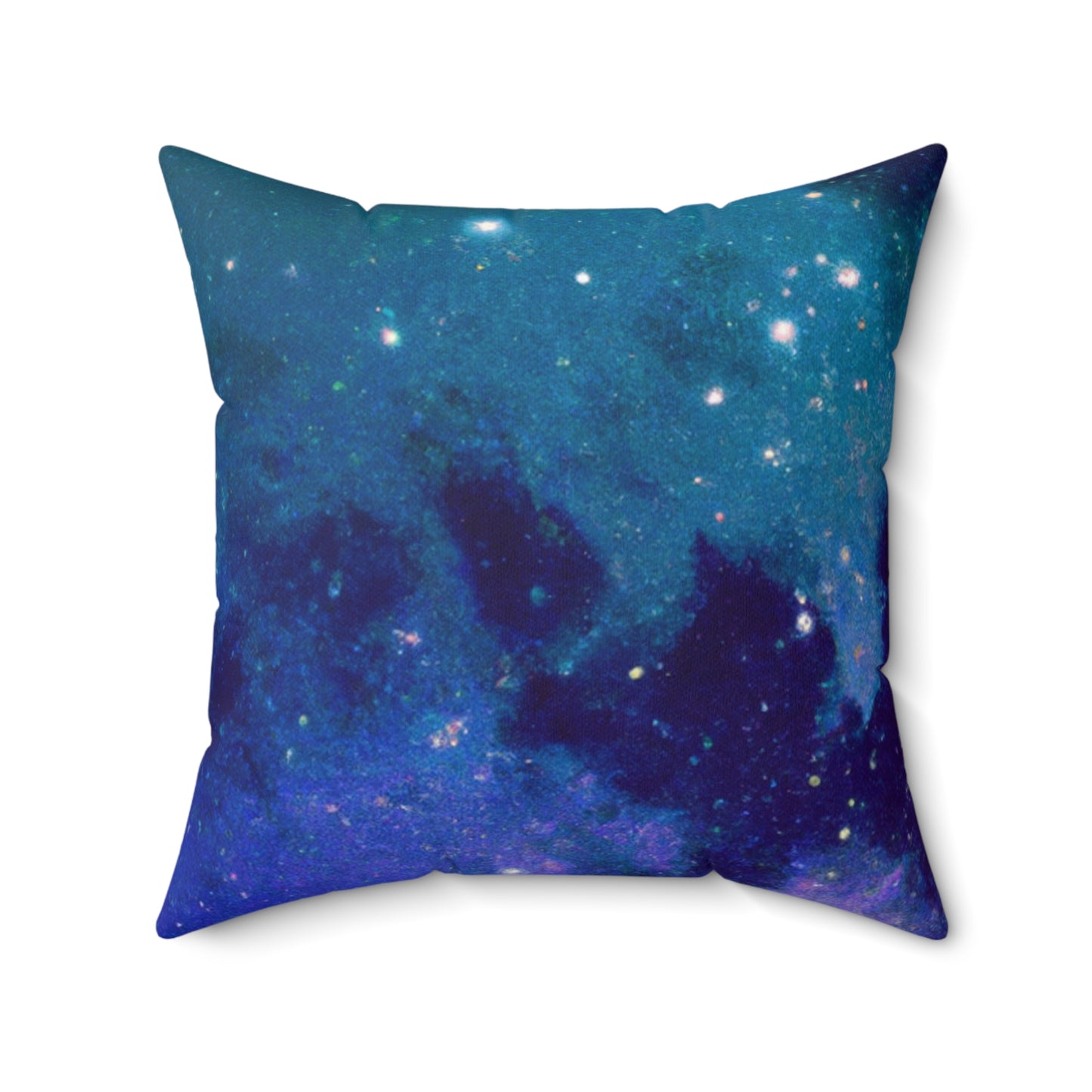 "Sinfonía celestial de medianoche" - La almohada cuadrada alienígena