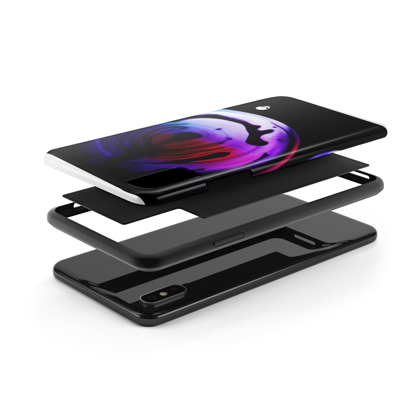 "Exploring Contrasts: A Colorful Dance of Luminance and Chromatic Aberration" - The Alien Tough Phone Cases