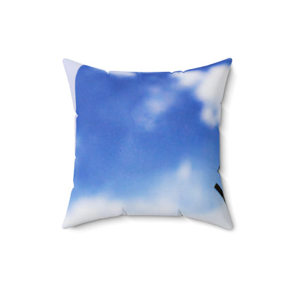 "Colores del hogar: explorando el lugar a través del arte" - The Alien Square Pillow