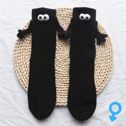 Magnetische Saug-Hand In Hand Paar Socken Cartoon Schöne Atmungsaktive Bequeme Socken Für Frauen Halten Hände Socke