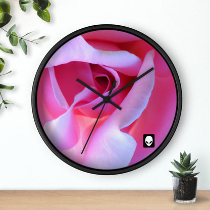 "Blissful Blooms: The Delicate Beauty of Nature" - The Alien Wall Clock