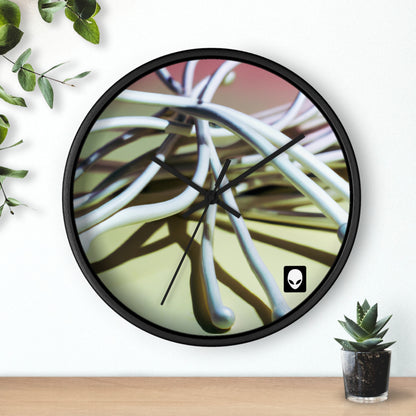 "Arte abstracto: construir emociones a partir de objetos comunes" - The Alien Wall Clock