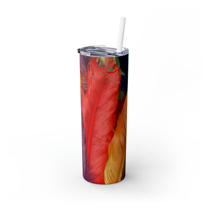 Prism Patterns - The Alien Maars® Skinny Tumbler with Straw 20oz