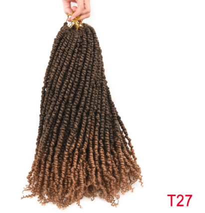 TOMO Pre-trenzado Passion Twist Crochet Trenzas sucias africanas Cabello de ganchillo