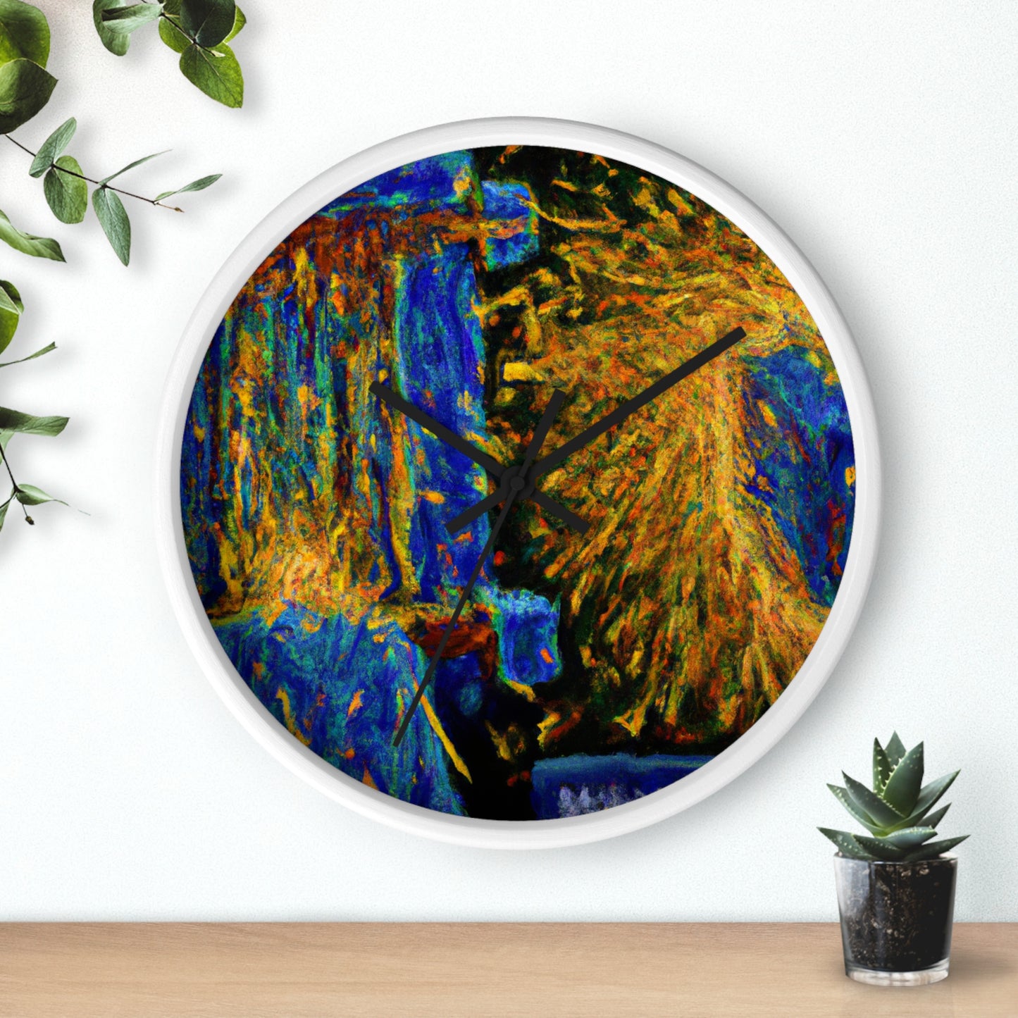 "Attraction Ignited" - The Alien Wall Clock