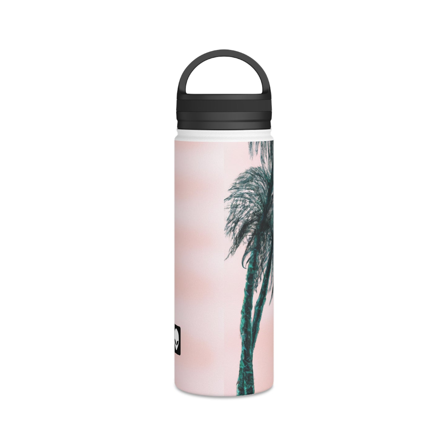 "A Nature-Lover's Ode: Capturing the Splendor of the Wild" - The Alien Stainless Steel Water Bottle, Handle Lid