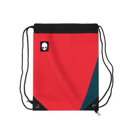 "Abstract Expressionism: Exploring Lines and Shapes"- The Alien Drawstring Bag