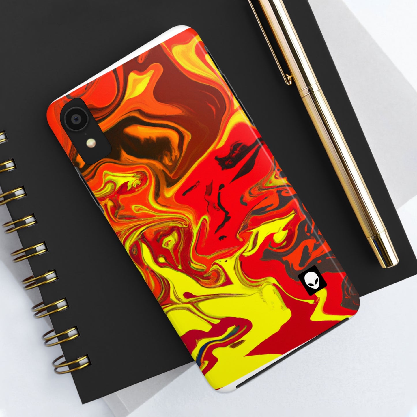 "Abstract Energy in Motion" - The Alien Tough Phone Cases