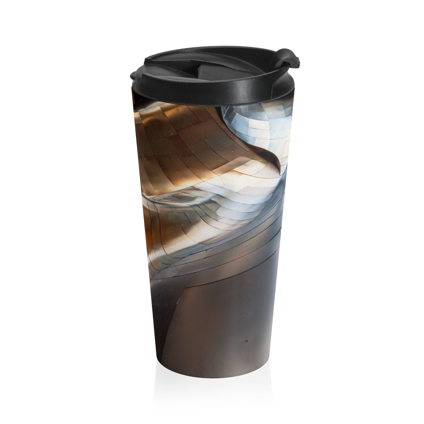 Metallic Whirlwind - The Alien Stainless Steel Travel Mug