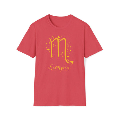 Scorpio Zodiac Sign  - The Alien Unisex Softstyle T-Shirt