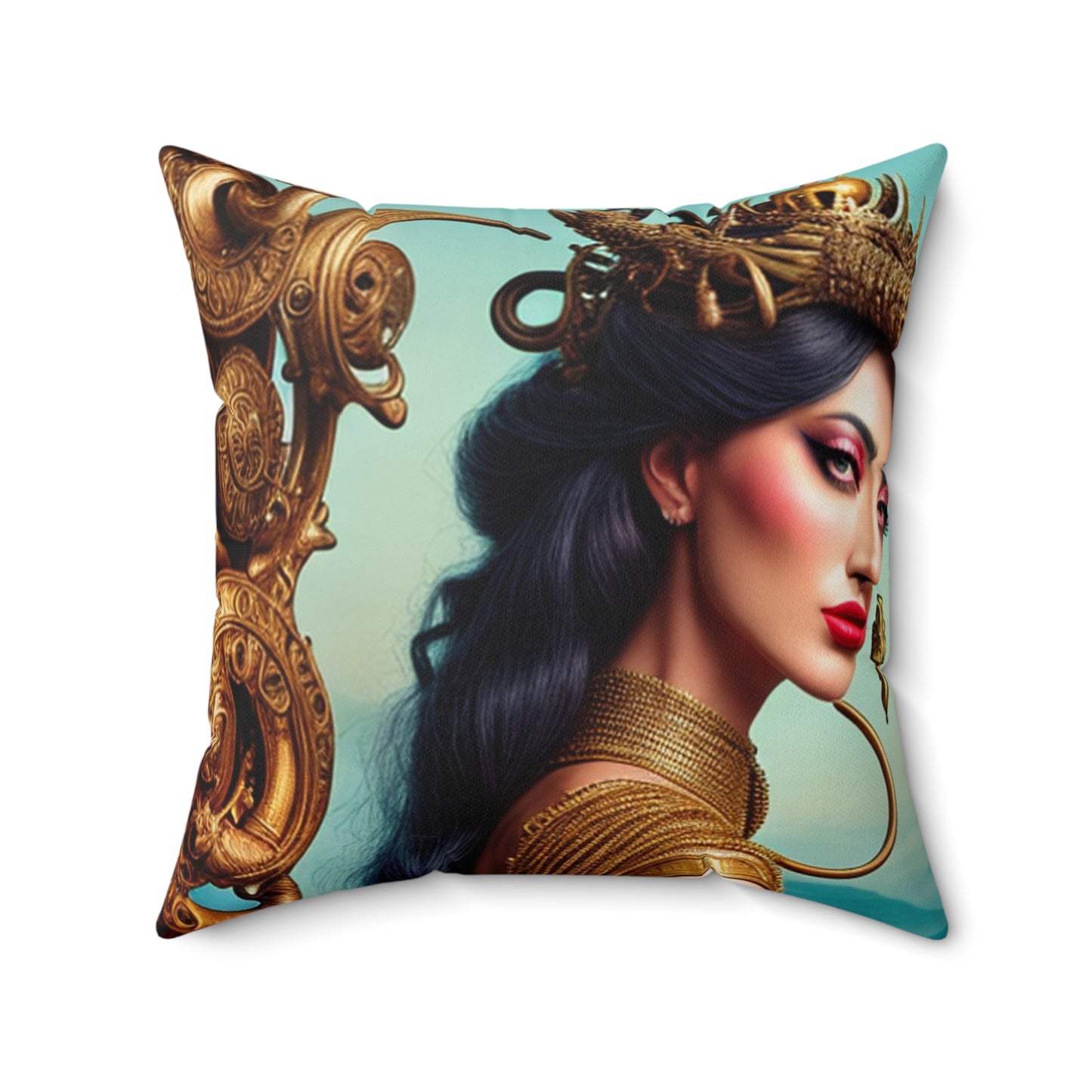 "Metaphorical Madness: An Exploration of Salvador Dali's Surreal Worlds" - The Alien Square Pillow