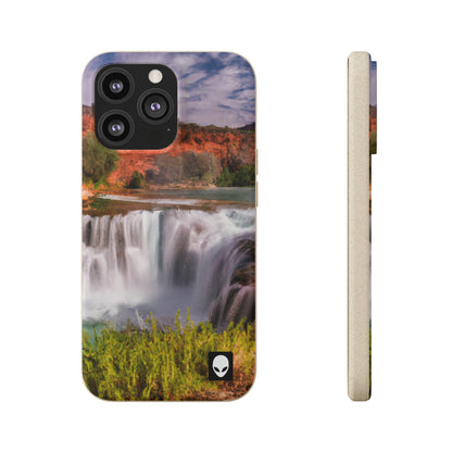 "Capturing Nature's Beauty: Crafting an Iconic Landscape in Vibrant Art" - The Alien Eco-friendly Cases